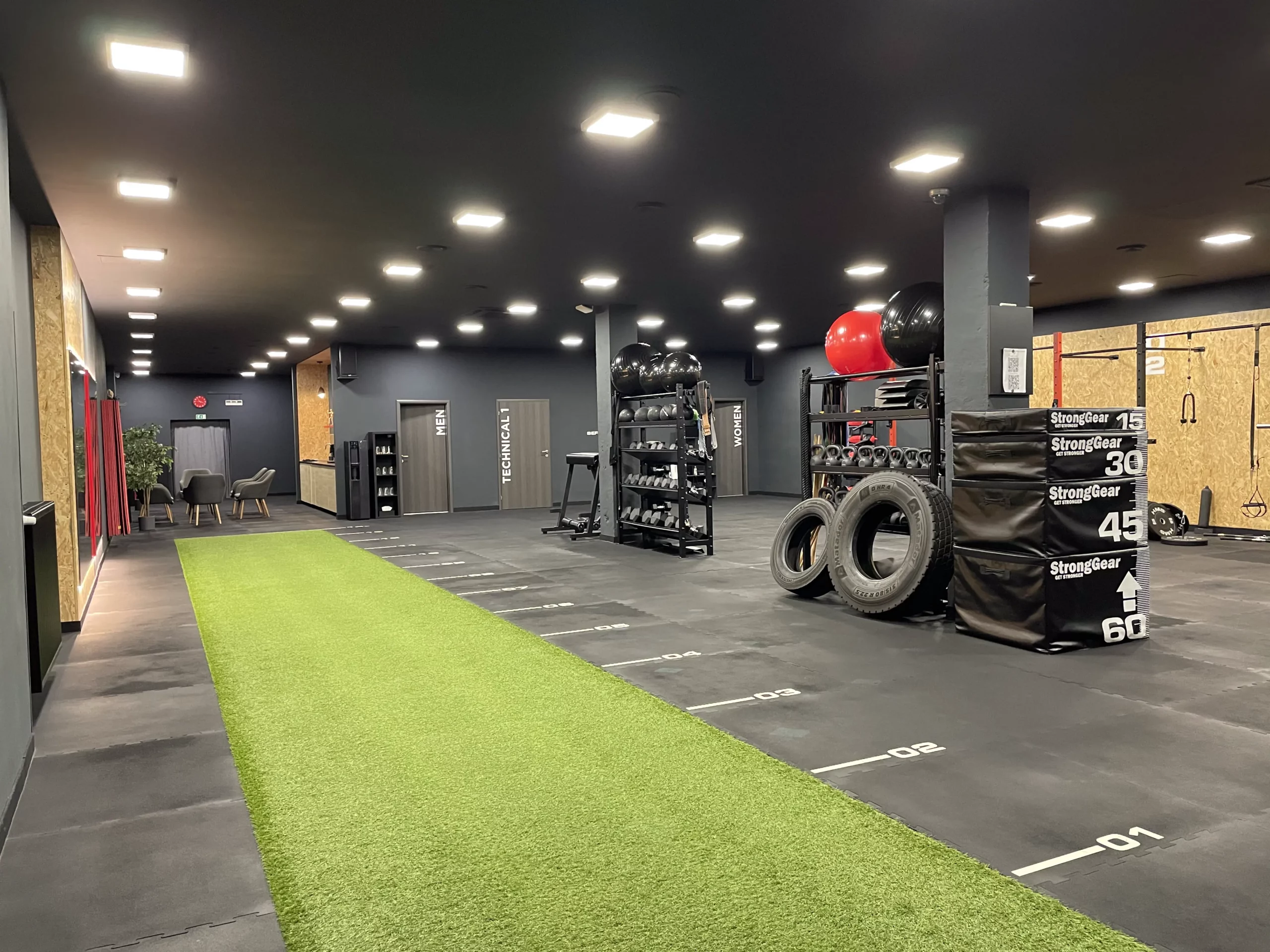 Hlavní sál posilovny Fechtner Workout Club v Kladně